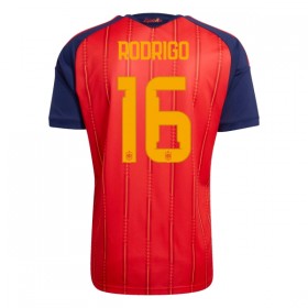 Spanien Rodrigo 16 Fotbollströjor Hemma tröja World Cup 2026 Kortärmad