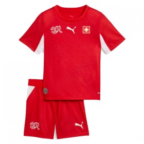 Schweiz Fotbollströjor Barn Hemma tröja World Cup 2026 Kortärmad