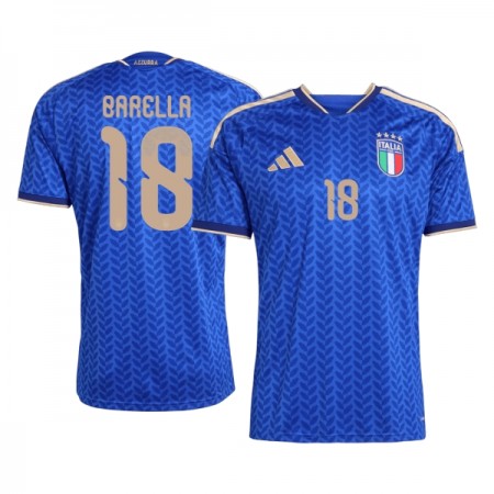 Italien Barella 18 Fotbollströjor Hemma tröja World Cup 2026 Kortärmad
