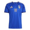 Italien Barella 18 Fotbollströjor Hemma tröja World Cup 2026 Kortärmad