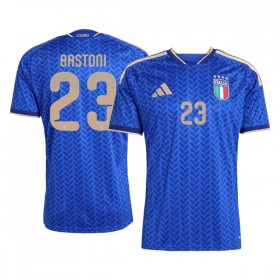 Italien Bastoni 23 Fotbollströjor Hemma tröja World Cup 2026 Kortärmad