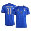 Italien Raspadori 11 Fotbollströjor Hemma tröja World Cup 2026 Kortärmad