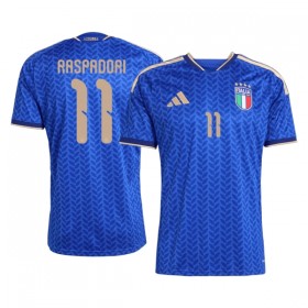 Italien Raspadori 11 Fotbollströjor Hemma tröja World Cup 2026 Kortärmad