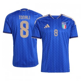 Italien Tonali 8 Fotbollströjor Hemma tröja World Cup 2026 Kortärmad