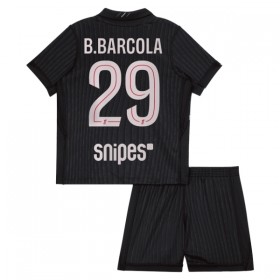 Paris Saint-Germain B. Barcola 29 Fotbollströjor Jordan Barn Fjärde tröja 2025-26 Kortärmad