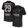 Paris Saint-Germain B. Barcola 29 Fotbollströjor Jordan Fjärde tröja 2025-26 Kortärmad