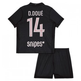 Paris Saint-Germain D. Doue 14 Fotbollströjor Jordan Barn Fjärde tröja 2025-26 Kortärmad