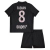Paris Saint-Germain Fabian 8 Fotbollströjor Jordan Barn Fjärde tröja 2025-26 Kortärmad