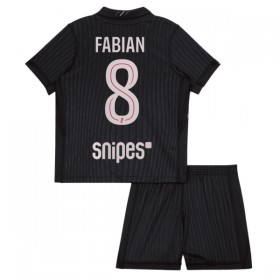 Paris Saint-Germain Fabian 8 Fotbollströjor Jordan Barn Fjärde tröja 2025-26 Kortärmad