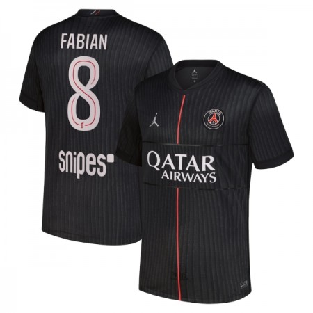 Paris Saint-Germain Fabian 8 Fotbollströjor Jordan Fjärde tröja 2025-26 Kortärmad
