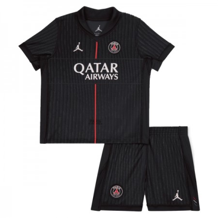 Paris Saint-Germain Fotbollströjor Jordan Barn Fjärde tröja 2025-26 Kortärmad