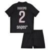 Paris Saint-Germain Hakimi 2 Fotbollströjor Jordan Barn Fjärde tröja 2025-26 Kortärmad
