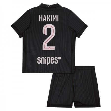Paris Saint-Germain Hakimi 2 Fotbollströjor Jordan Barn Fjärde tröja 2025-26 Kortärmad