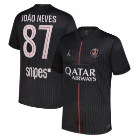 Paris Saint-Germain Joao Neves 87 Fotbollströjor Jordan Fjärde tröja 2025-26 Kortärmad