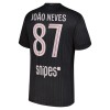 Paris Saint-Germain Joao Neves 87 Fotbollströjor Jordan Fjärde tröja 2025-26 Kortärmad