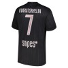 Paris Saint-Germain Kvaratskhelia 7 Fotbollströjor Jordan Fjärde tröja 2025-26 Kortärmad