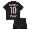 Paris Saint-Germain O. Dembele 10 Fotbollströjor Jordan Barn Fjärde tröja 2025-26 Kortärmad