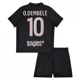 Paris Saint-Germain O. Dembele 10 Fotbollströjor Jordan Barn Fjärde tröja 2025-26 Kortärmad