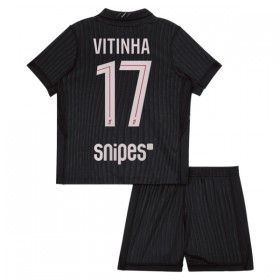 Paris Saint-Germain Vitinha 17 Fotbollströjor Jordan Barn Fjärde tröja 2025-26 Kortärmad