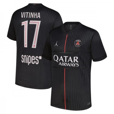 Paris Saint-Germain Vitinha 17 Fotbollströjor Jordan Fjärde tröja 2025-26 Kortärmad