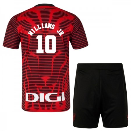 Athletic Bilbao Williams JR 10 Fotbollströjor Barn Fjärde tröja 2025-26 Kortärmad