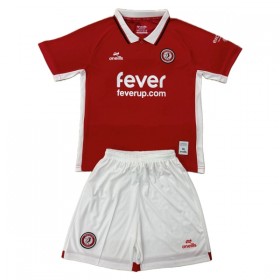 Bristol City Fotbollströjor Barn Hemma tröja 2025-26 Kortärmad