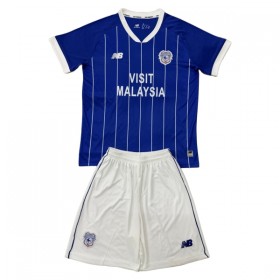 Cardiff City Fotbollströjor Barn Hemma tröja 2025-26 Kortärmad