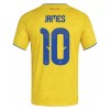Colombia James 10 Fotbollströjor Hemma tröja World Cup 2026 Kortärmad