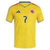 Colombia Luis Diaz 7 Fotbollströjor Hemma tröja World Cup 2026 Kortärmad
