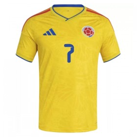 Colombia Luis Diaz 7 Fotbollströjor Hemma tröja World Cup 2026 Kortärmad