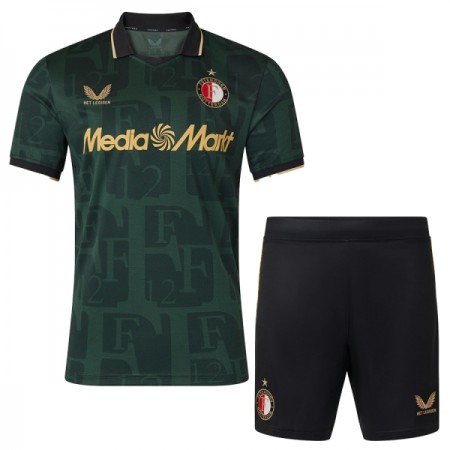 Feyenoord Rotterdam Fotbollströjor Barn Fjärde tröja 2025-26 Kortärmad
