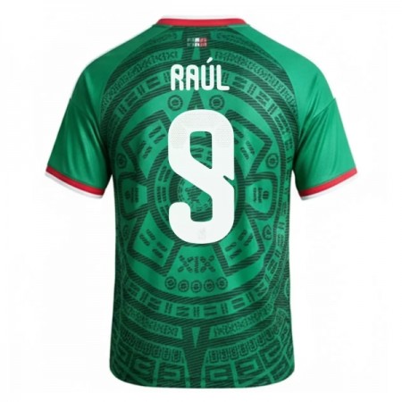 Mexiko Raul 9 Fotbollströjor Hemma tröja World Cup 2026 Kortärmad