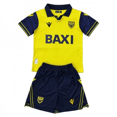 Oxford United Fotbollströjor Barn Hemma tröja 2025-26 Kortärmad