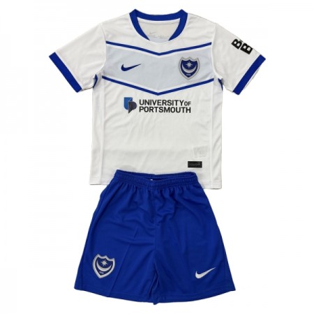 Portsmouth Fotbollströjor Barn Borta tröja 2025-26 Kortärmad