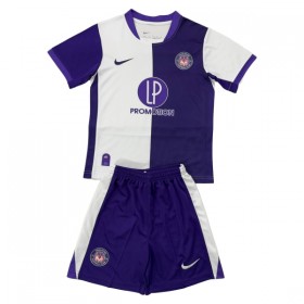 Toulouse Fotbollströjor Barn Hemma tröja 2025-26 Kortärmad