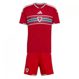 Wales Fotbollströjor Barn Hemma tröja World Cup 2026 Kortärmad