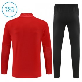 AC Milan Barn Trainings Sweatshirt Quarter-Zip 2025-26 Röd