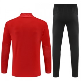 AC Milan Trainings Sweatshirt Quarter-Zip 2025-26 Röd