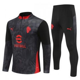AC Milan Trainings Sweatshirt Quarter-Zip 2025-26 Svart
