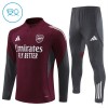 Arsenal Barn Trainings Sweatshirt Quarter-Zip 2025-26 Röd