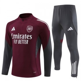Arsenal Trainings Sweatshirt Quarter-Zip 2025-26 Röd