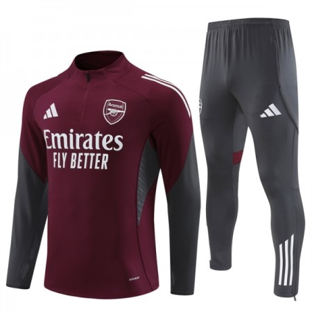 Arsenal Trainings Sweatshirt Quarter-Zip 2025-26 Röd