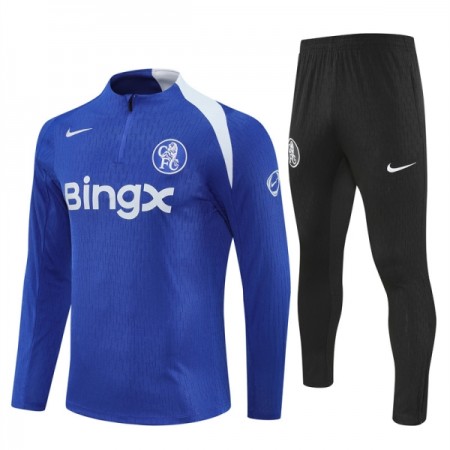 Chelsea Trainings Sweatshirt Quarter-Zip 2025-26 Blå