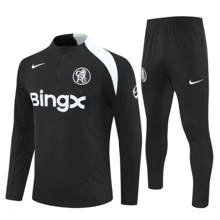 Chelsea Trainings Sweatshirt Quarter-Zip 2025-26 Svart