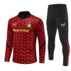 Feyenoord Rotterdam Trainings Sweatshirt Quarter-Zip 2025-26 Röd