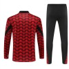 Feyenoord Rotterdam Trainings Sweatshirt Quarter-Zip 2025-26 Röd