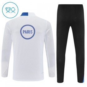 Paris Saint-Germain Barn Trainings Sweatshirt Quarter-Zip 2025-26 Vit