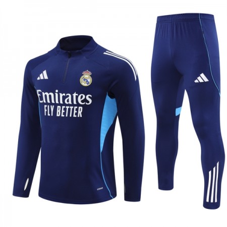Real Madrid Trainings Sweatshirt Quarter-Zip 2025-26 Navy