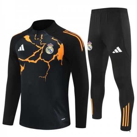 Real Madrid Trainings Sweatshirt Quarter-Zip 2025-26 Svart
