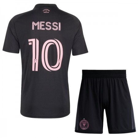 Inter Miami CF Messi 10 Fotbollströjor Barn Borta tröja 2026 Kortärmad